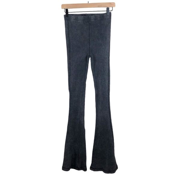 Urban Outfitters Out From Under Thermal Knit Grey Flare Pants Size Small - Picture 1 of 7